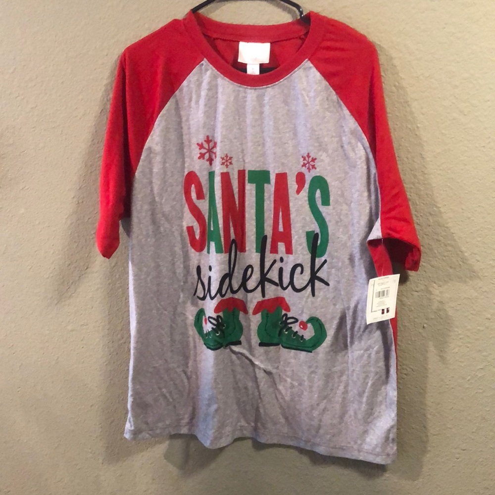 - PJs + Pancakes Men’s Christmas Pajama Top size L